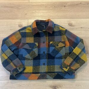 CHARLIE B Shacket XL Multicolor